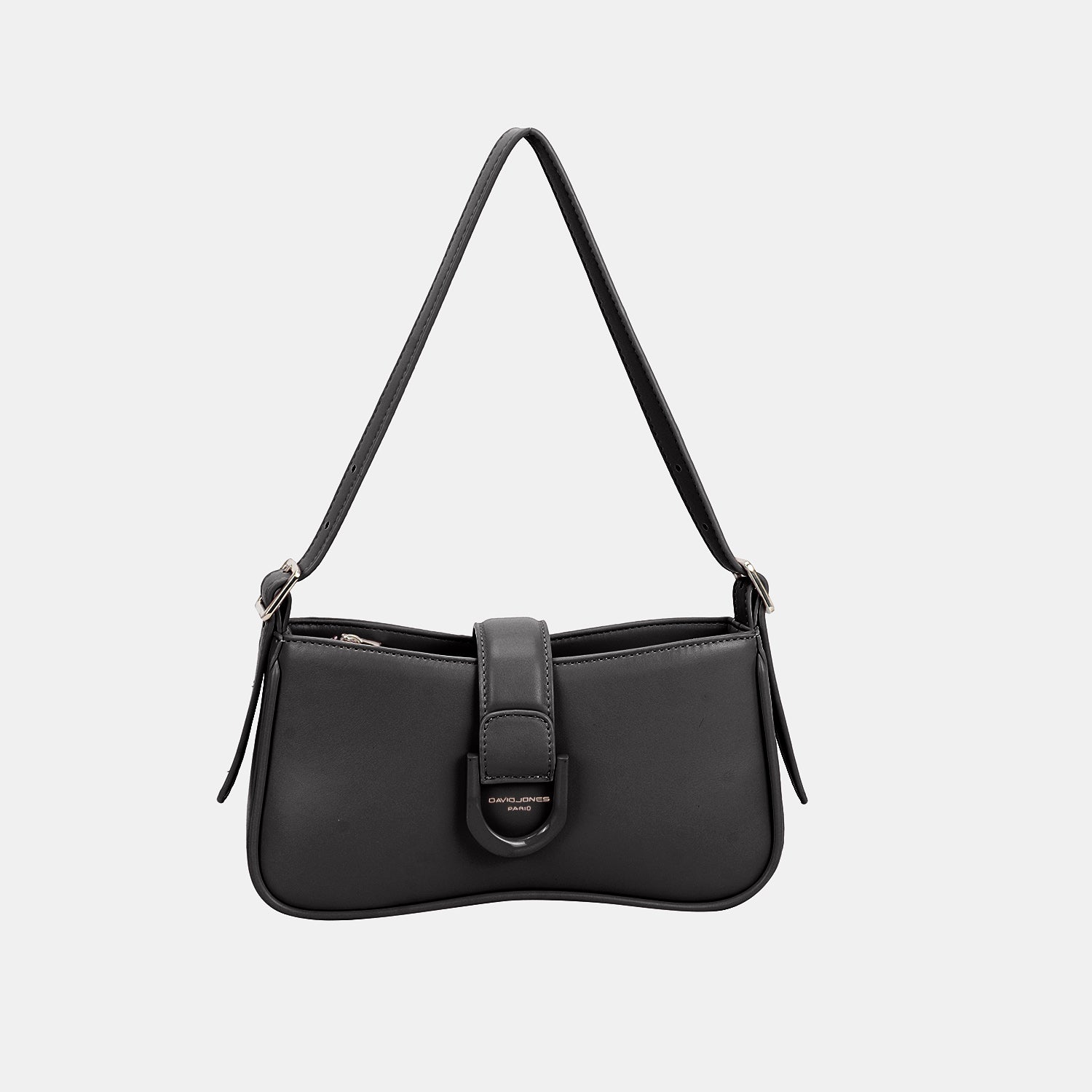 David Jones Vegan Leather Shoulder Bag - Minimalist Chic Meets Everyday Essential!