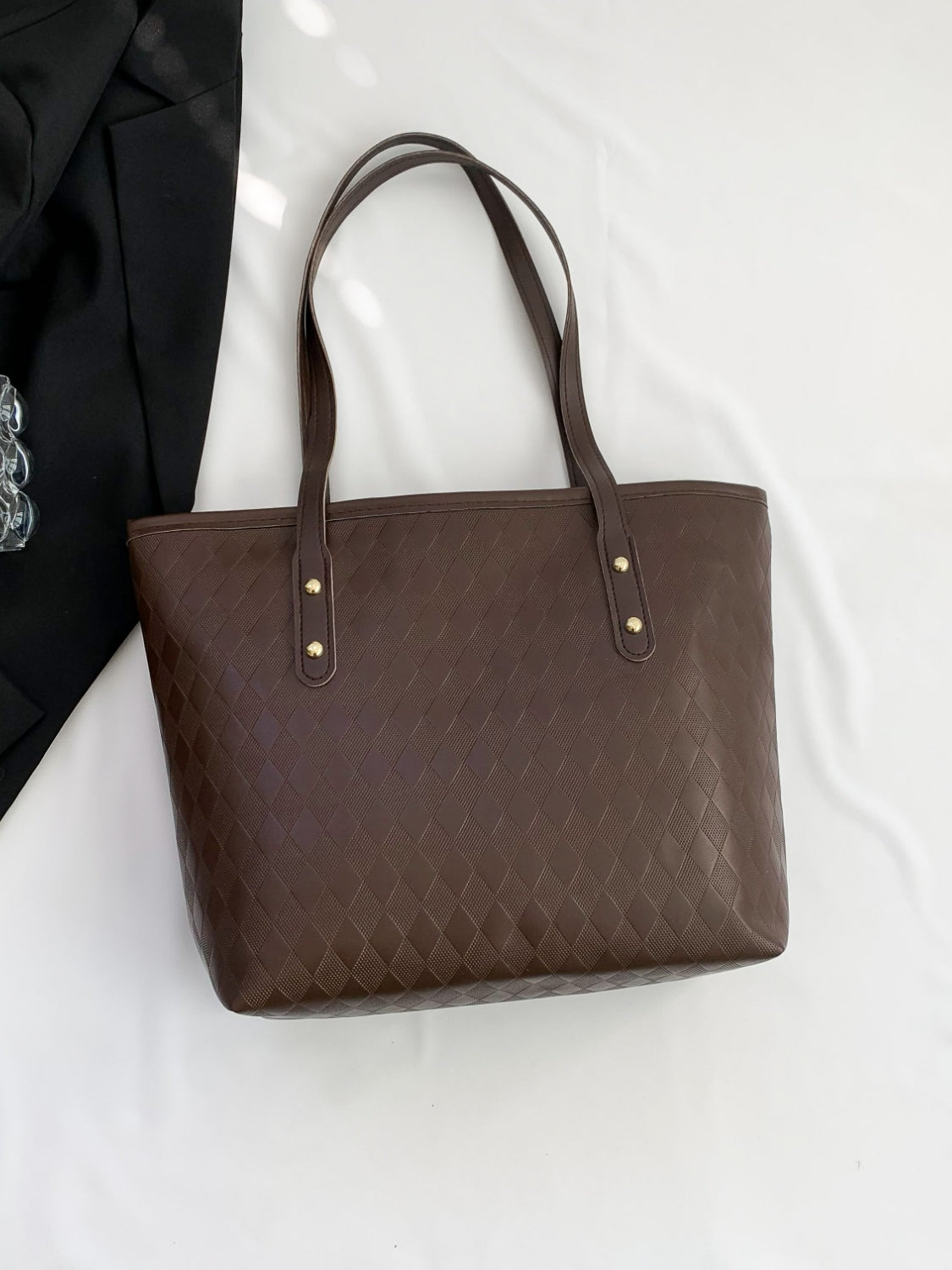 Vegan Leather Large Tote Bag - Everyday Carry!