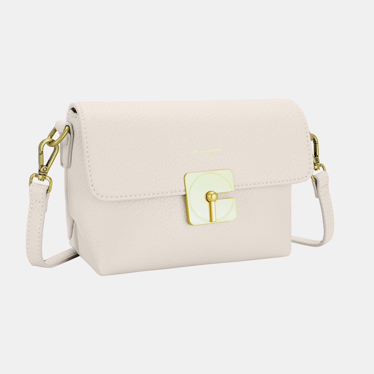 David Jones Vegan Leather Crossbody Bag - Versatile Functionality!