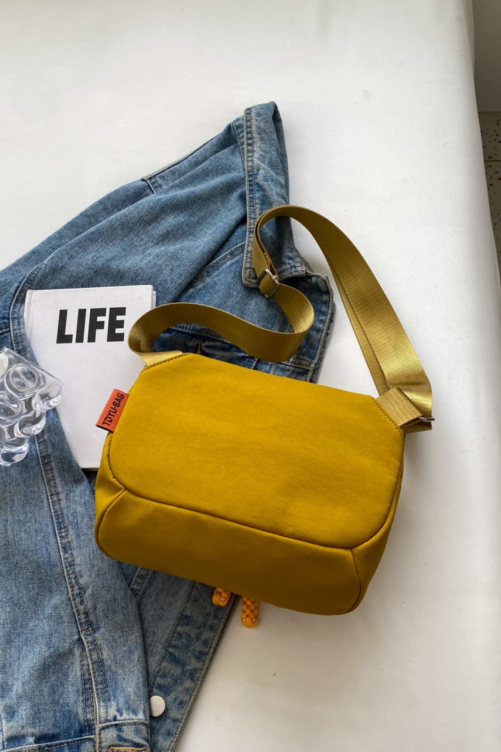 Effortless Style On-The-Go: The Lightweight Nylon Sling Bag