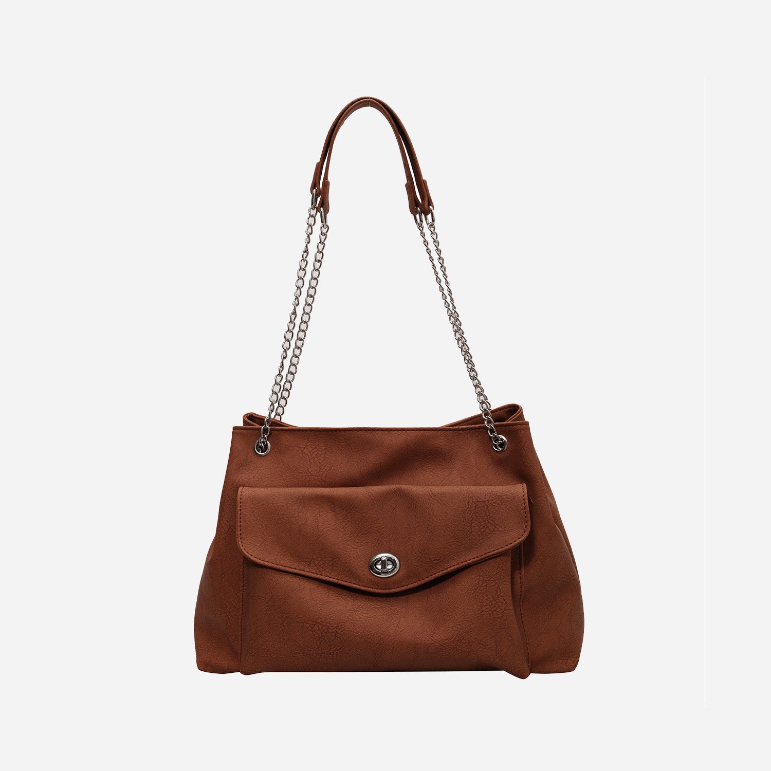 Vegan Leather Shoulder Bag - Add a touch of sophistication to your wardrobe!