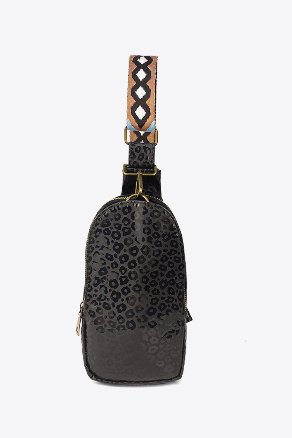 Printed Vegan Leather Sling Bag - Sustainable Fashion Statement!