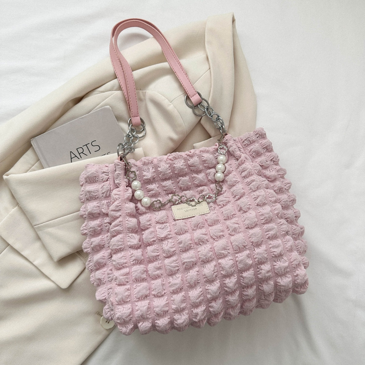 Bubble Textured Tote Bag - The Perfect Everyday Essential!