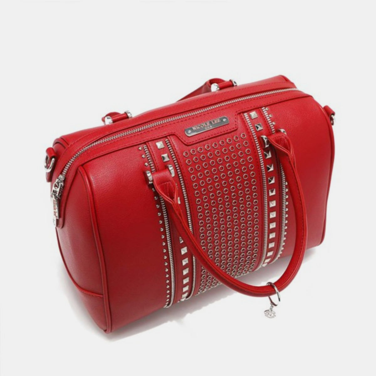 Nicole Lee USA Studded Boston Bag