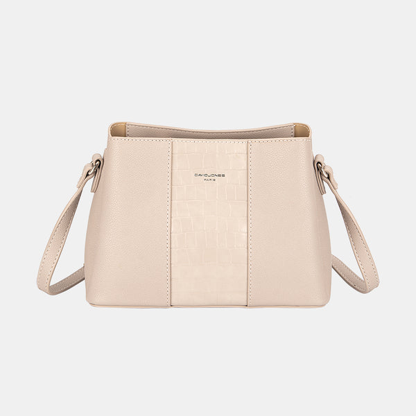 David Jones Vegan Leather Crossbody Bag - Enhances Your Convenience!