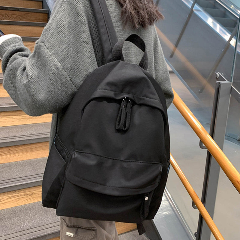 Zip Cotton Backpack Bag - Carry with ease!