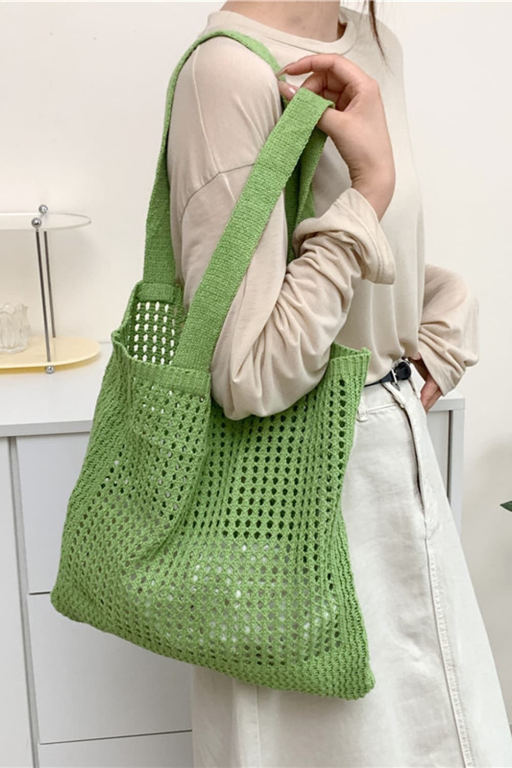 Openwork Tote Bag - Breezy Style All Summer Long!