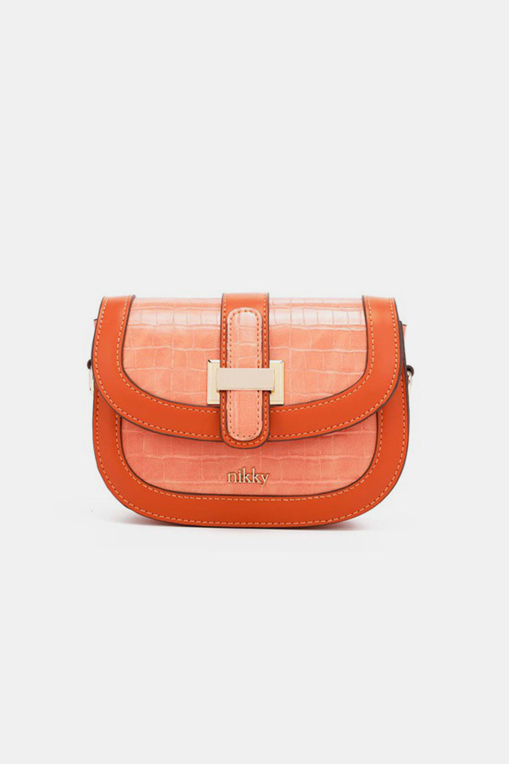 Nicole Lee USA Croc Embossed Crossbody Bag - Luxe Texture, Everyday Style!