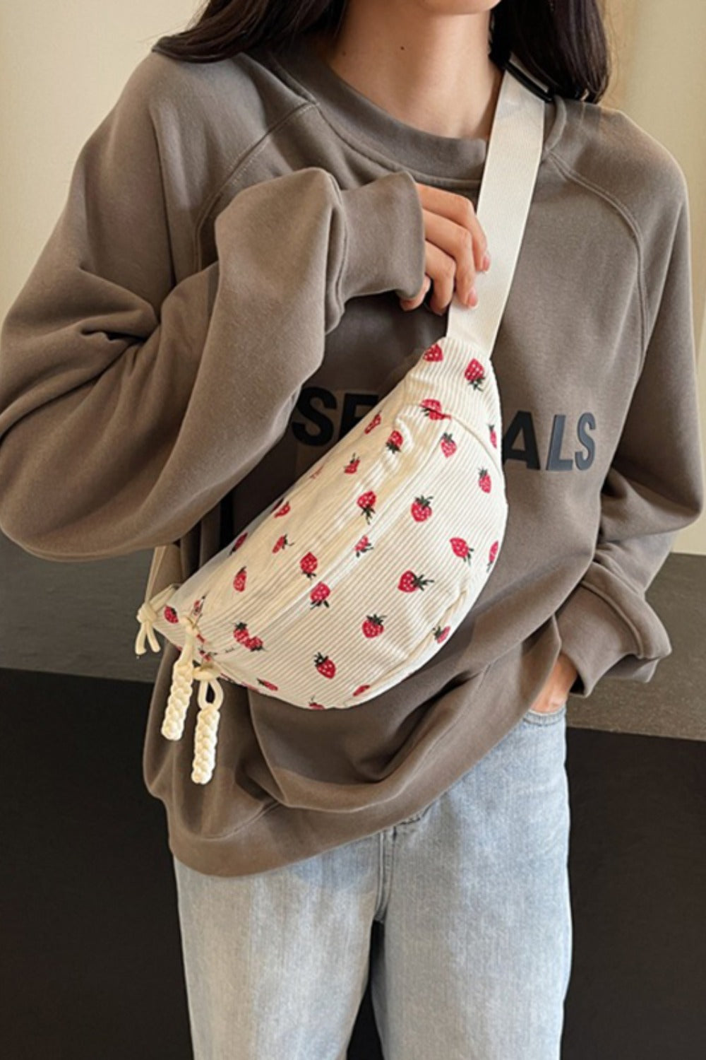 Printed Adjustable Strap Sling Bag - For the busy day on the go!