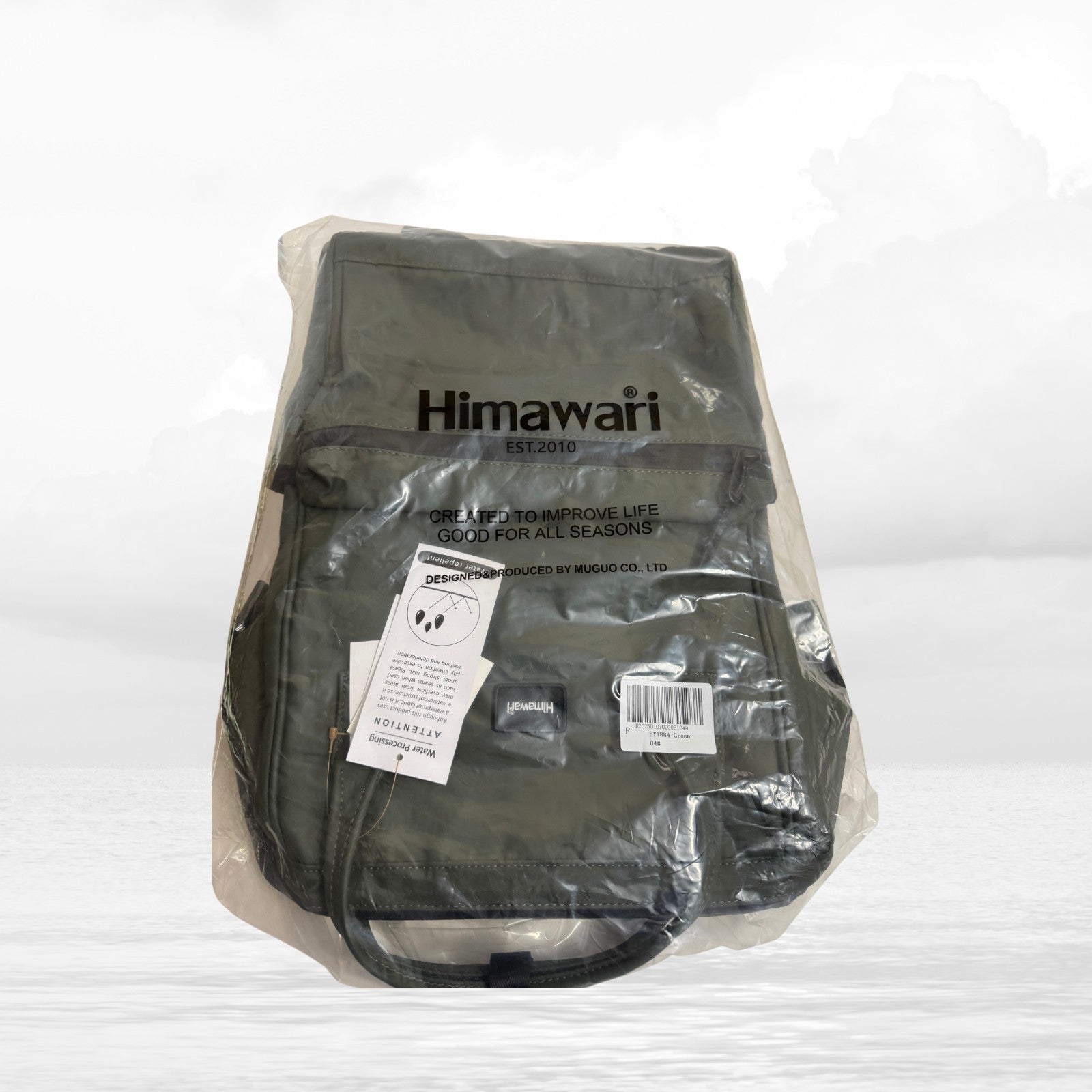 Waterproof Backpack with USB Port, Laptop Sleeve and Multiple Pockets