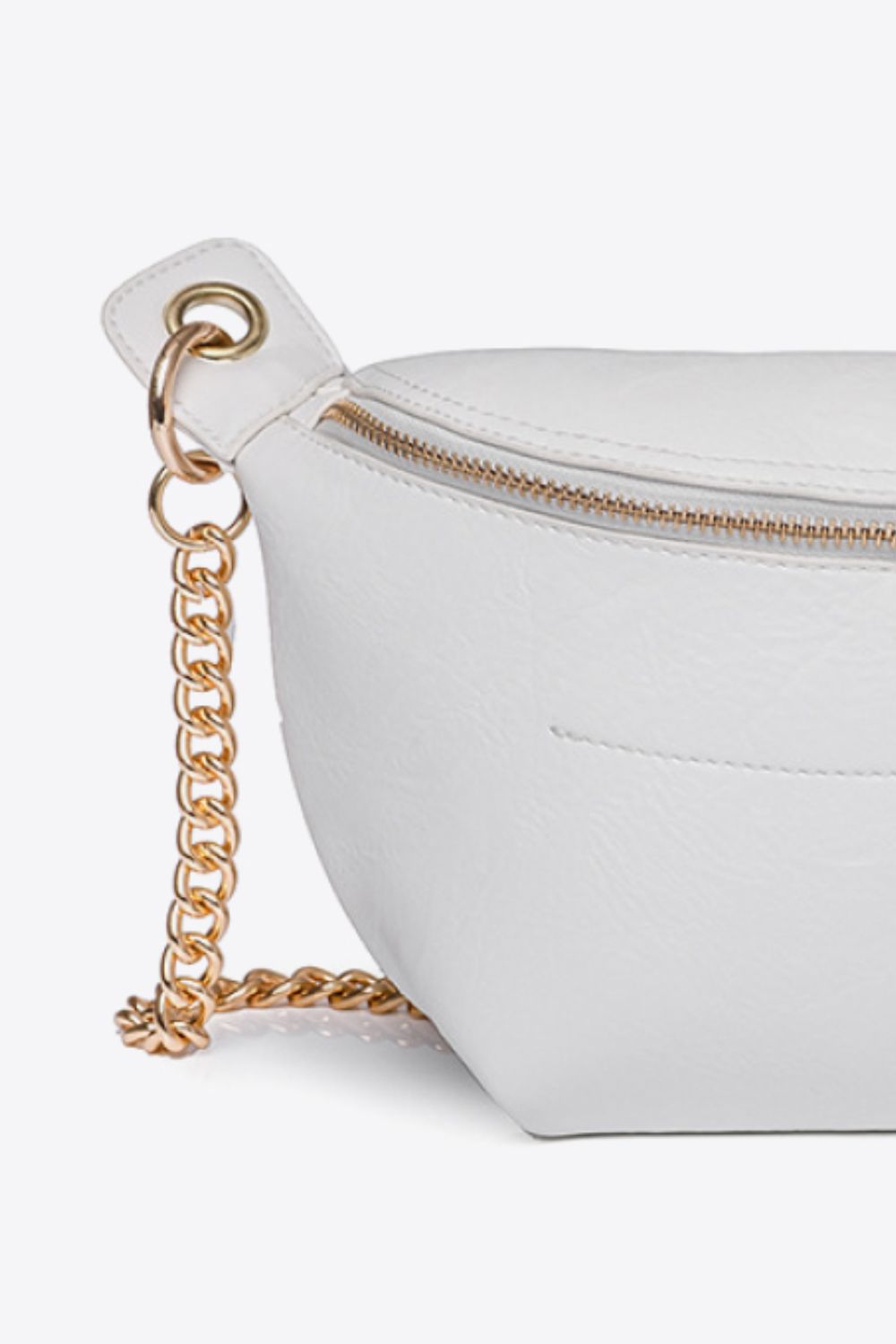 Vegan Leather Chain Strap Crossbody Bag - Elevate your everyday looks!