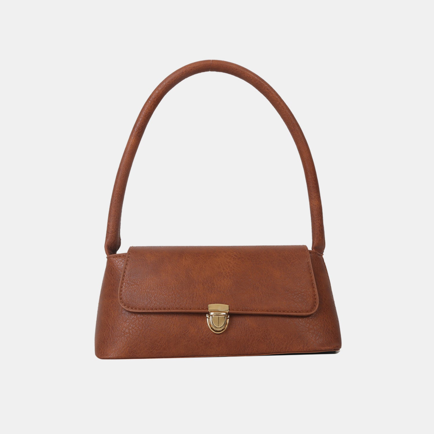 Vegan Leather Shoulder Bag - Compact Vegan for the Minimalist!