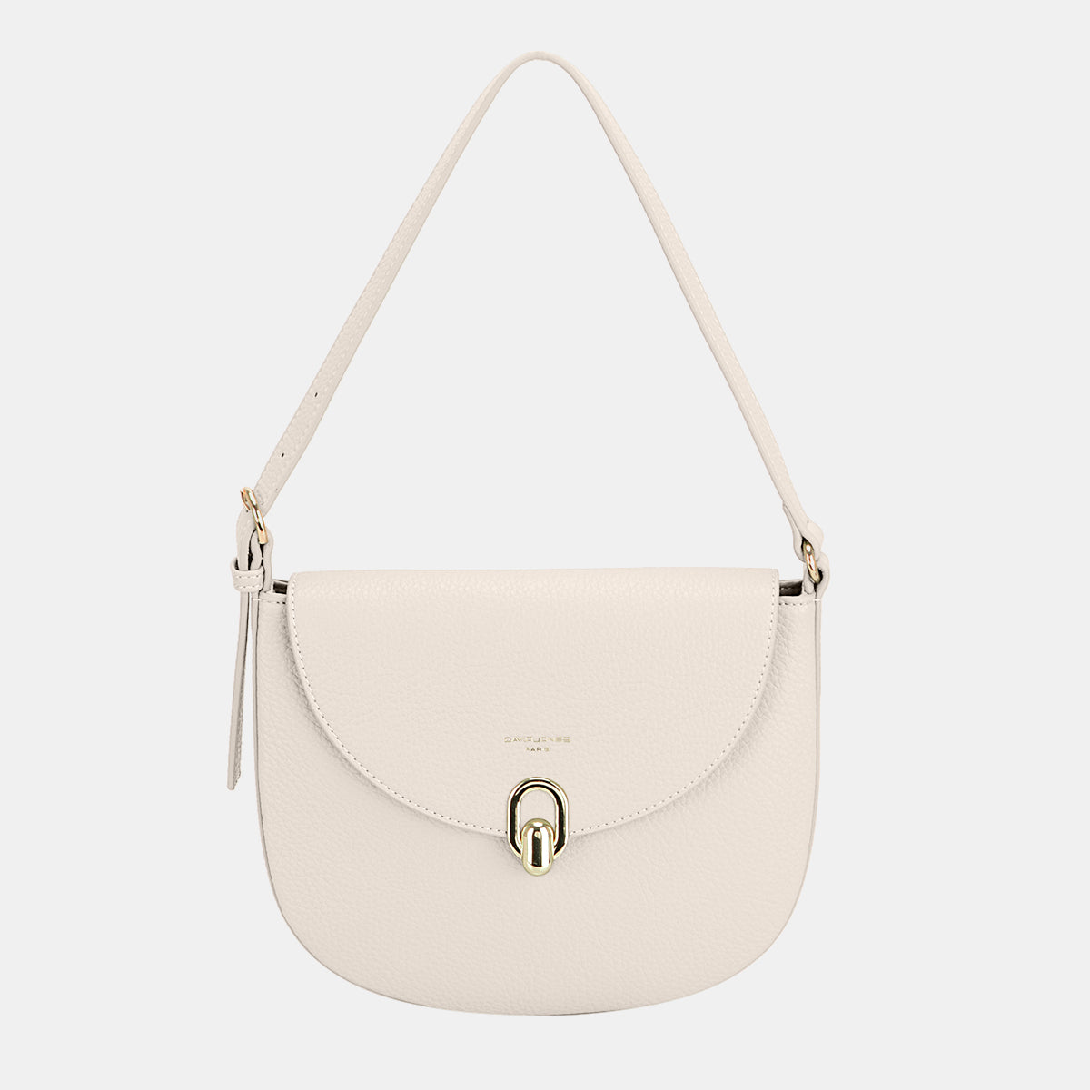 David Jones Metal Buckle Shoulder Bag - Touch of edginess and sophistication!