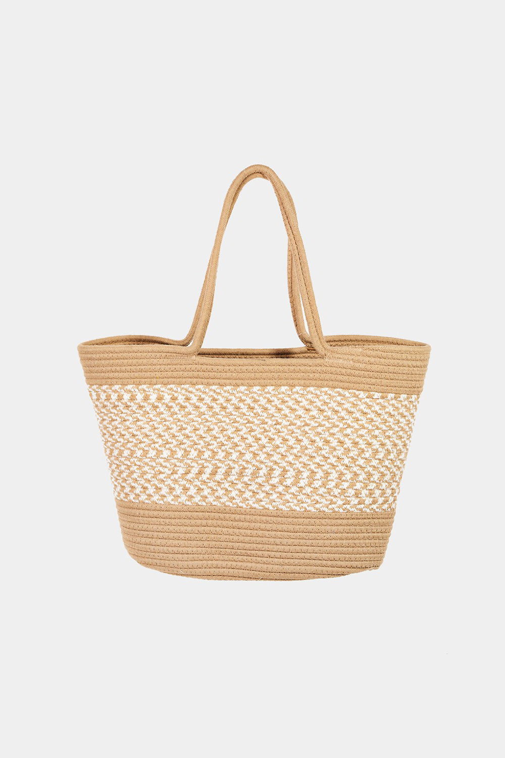 Fame Braid Pattern Beach Tote Bag - Fashion-Forward Flair!