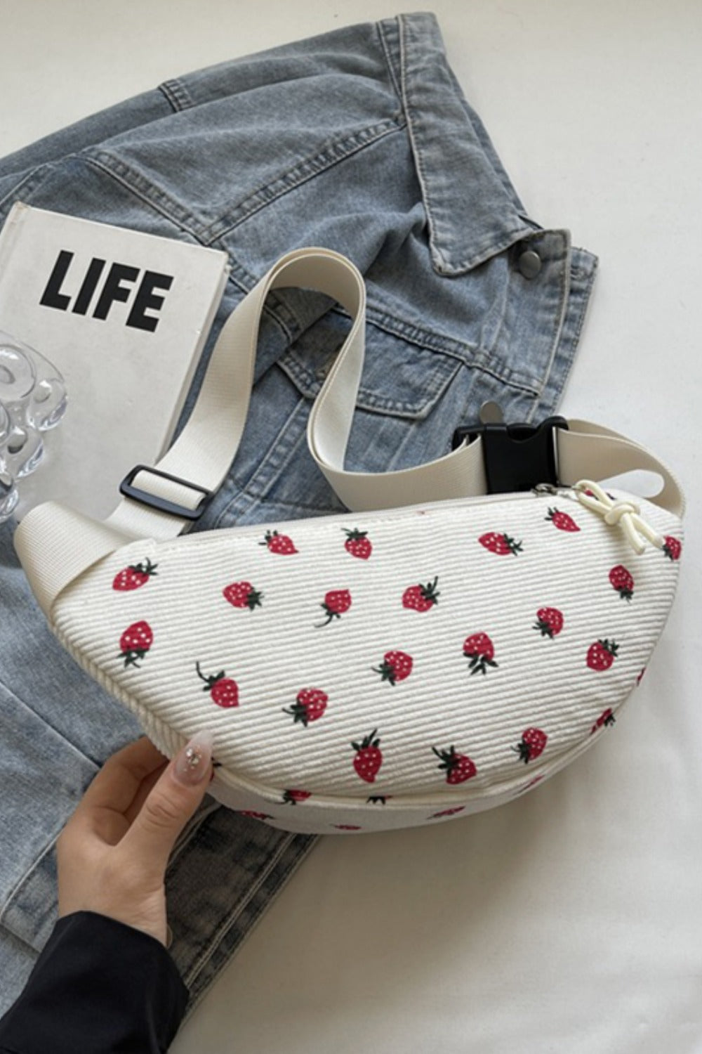 Printed Adjustable Strap Sling Bag - For the busy day on the go!