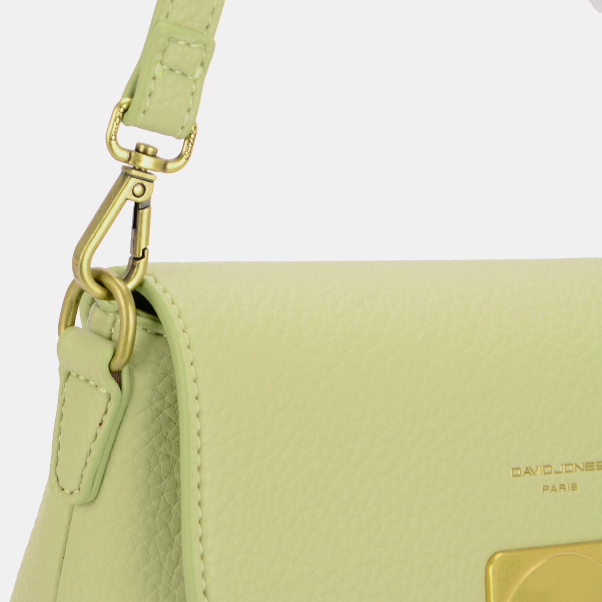 David Jones Vegan Leather Crossbody Bag - Versatile Functionality!