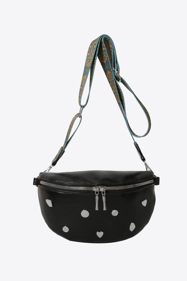 Vegan Leather Sling Bag - Effortless Hands-Free Style!