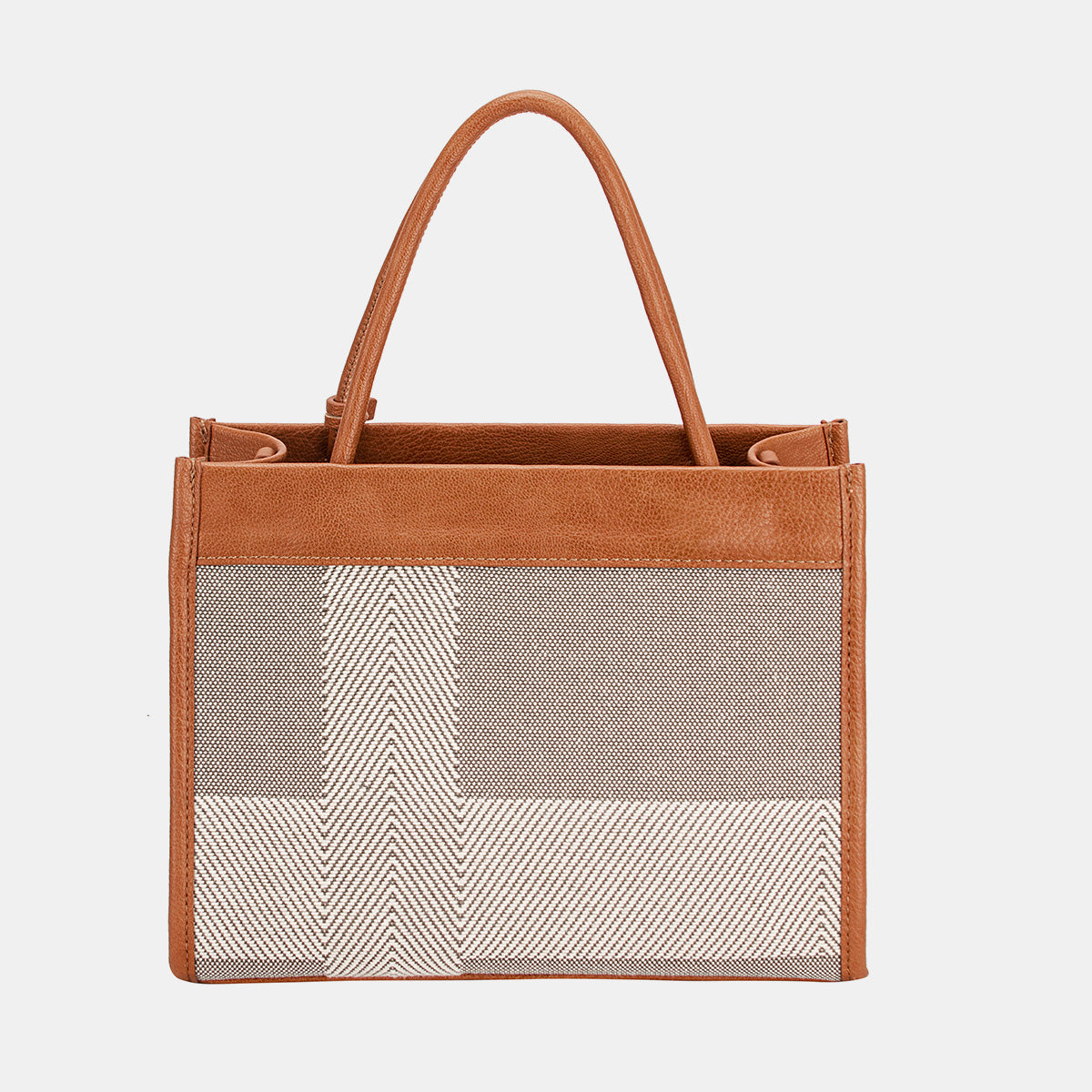 David Jones Striped Contrast Tote Bag - Stay Organized and Efficient!