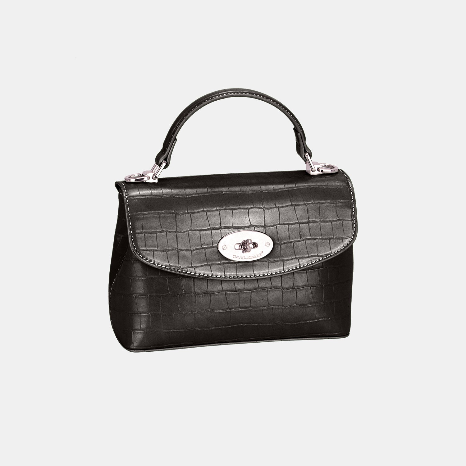 David Jones Texture Vegan Leather Handbag - Textured Chic!