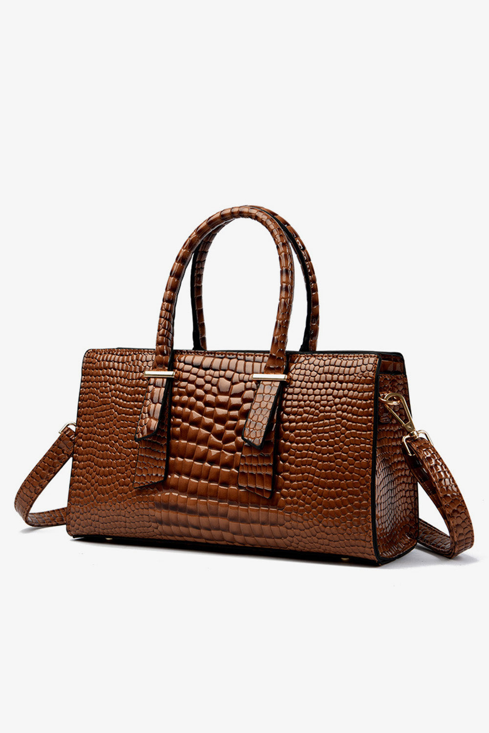 Textured Vegan Leather Handbag - Timeless Texture, Modern Edge!