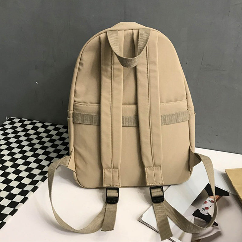 Zip Cotton Backpack Bag - Carry with ease!