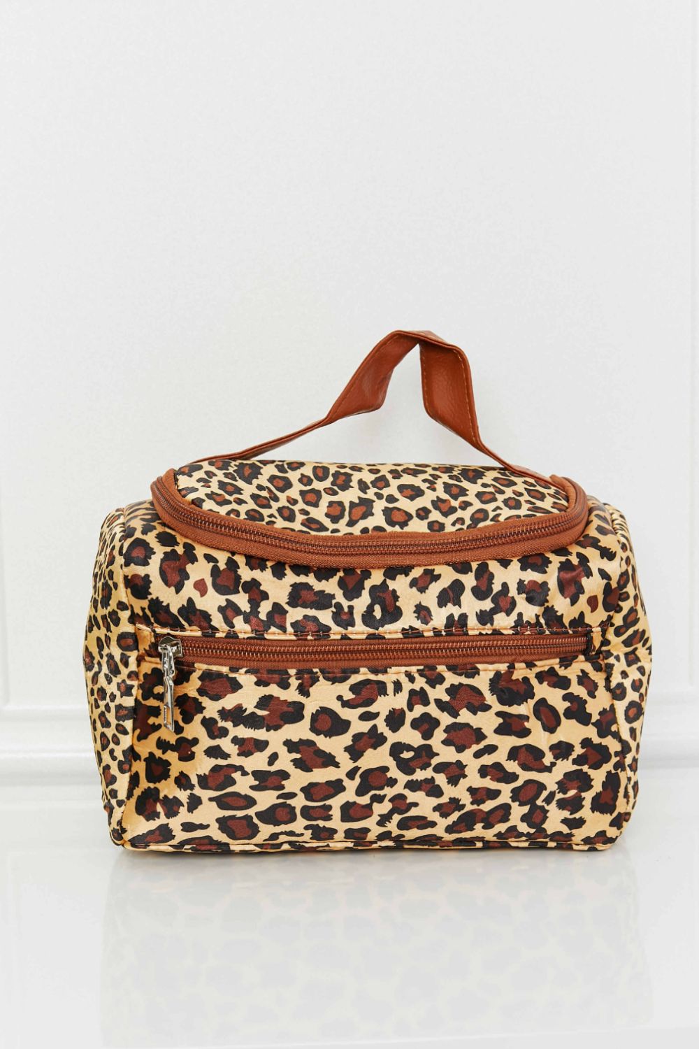 Printed Makeup Bag with Strap - Travel Essential!