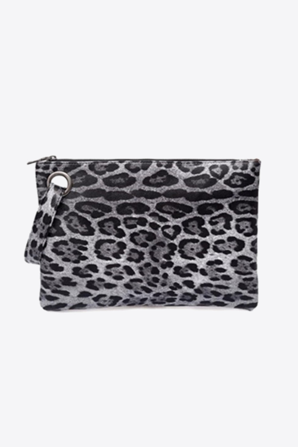 Leopard Vegan Leather Clutch - Effortless Style and Comfort!