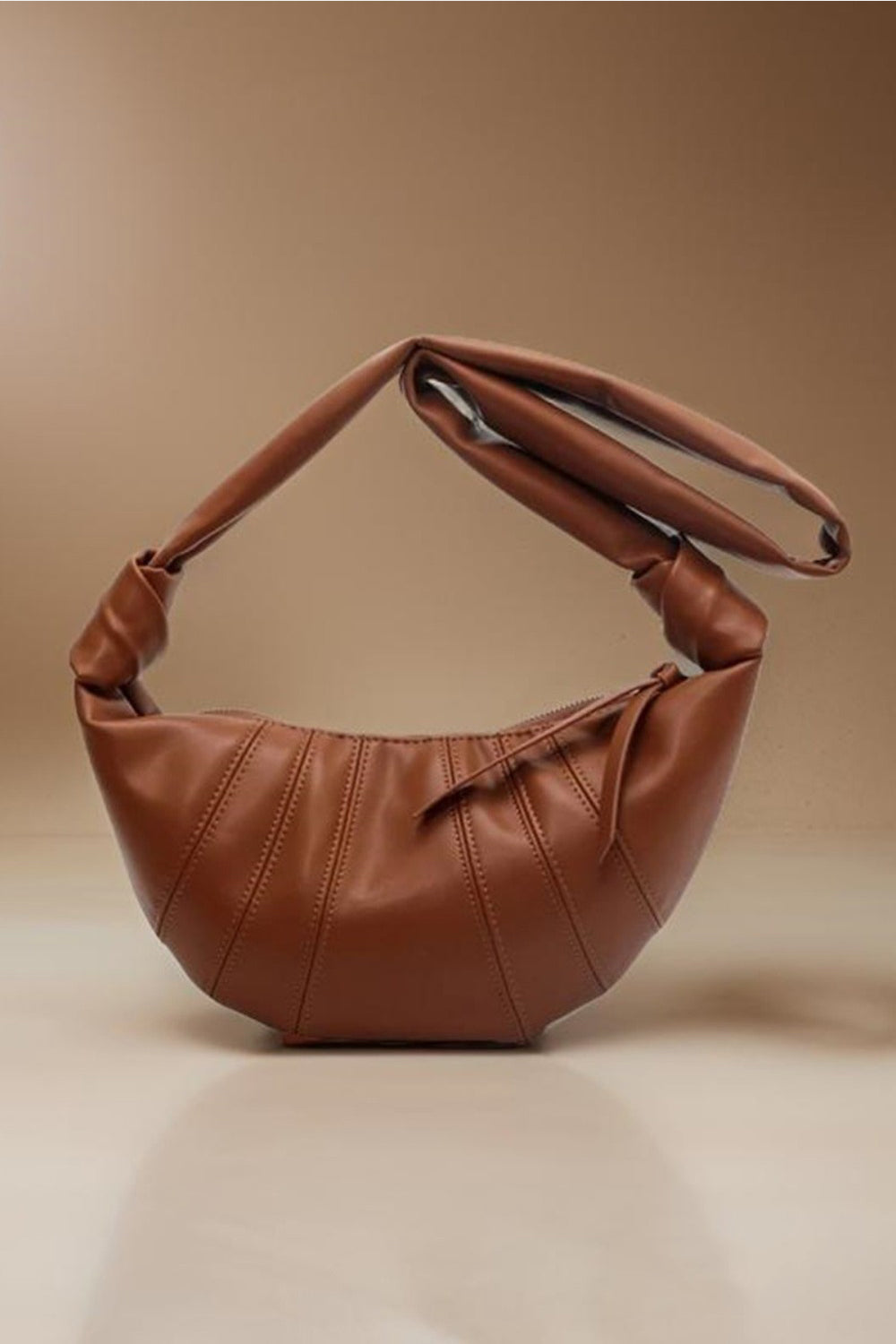 Zenana Vegan Leather Croissant Crossbody Bag - Versatile and Functional!