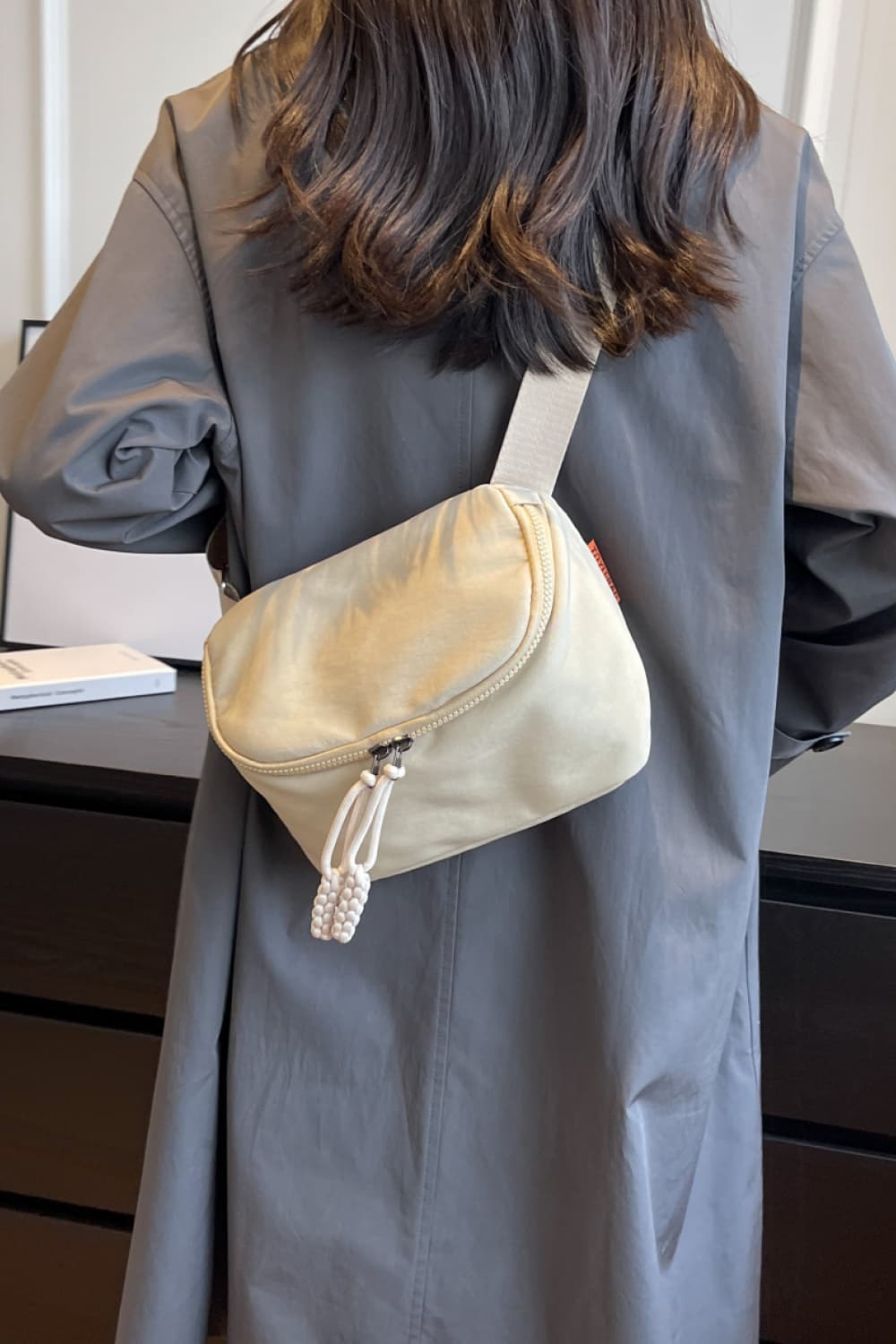 Effortless Style On-The-Go: The Lightweight Nylon Sling Bag