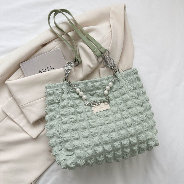 Bubble Textured Tote Bag - The Perfect Everyday Essential!