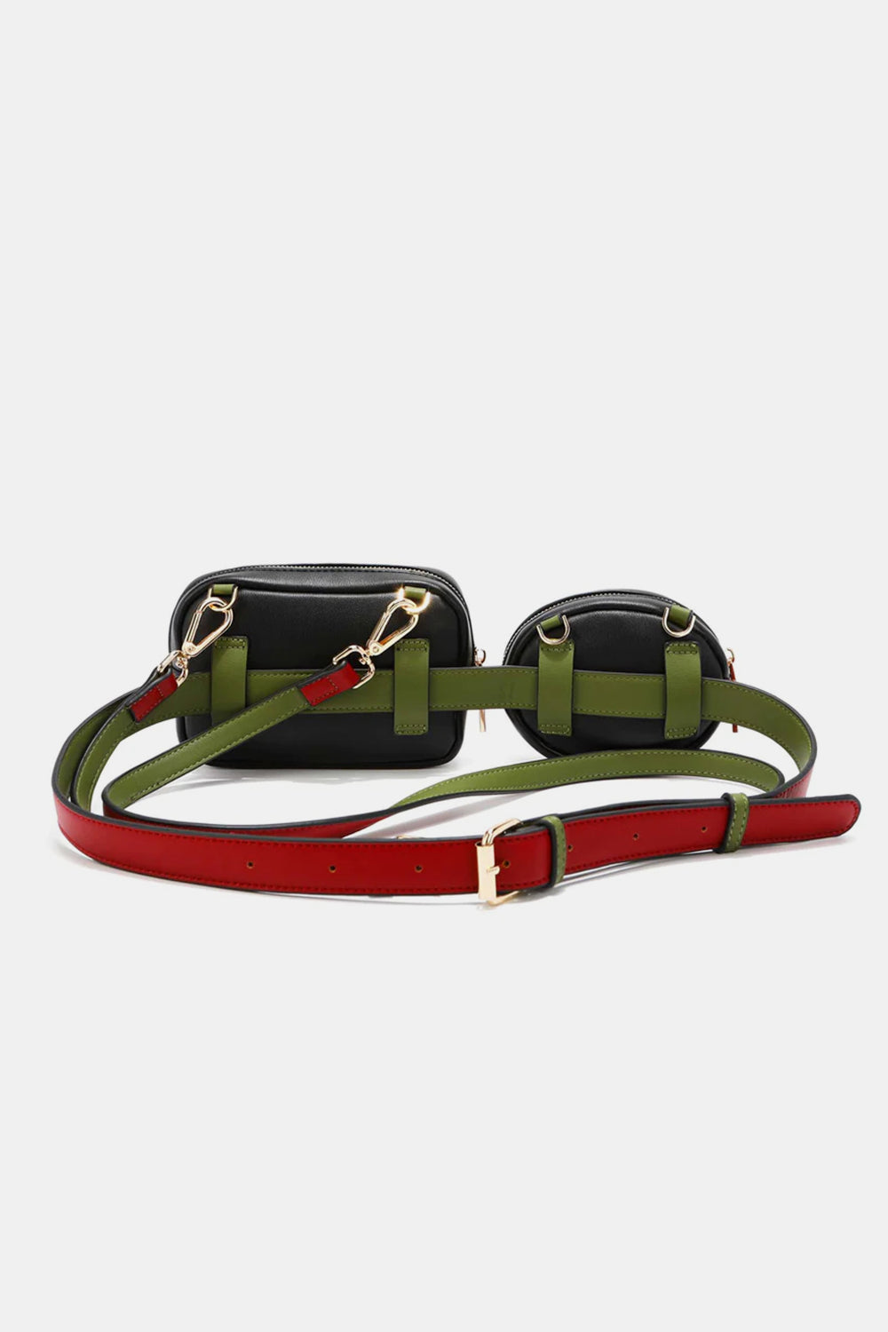 Nicole Lee USA Double Pouch Fanny Pack - Double the Space, Double the Style!