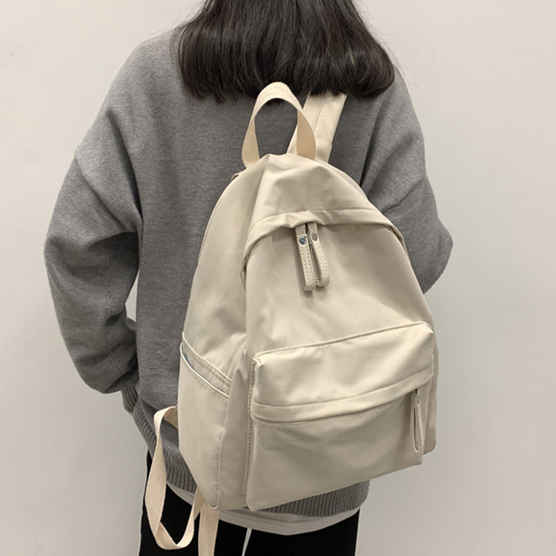 Zip Cotton Backpack Bag - Carry with ease!