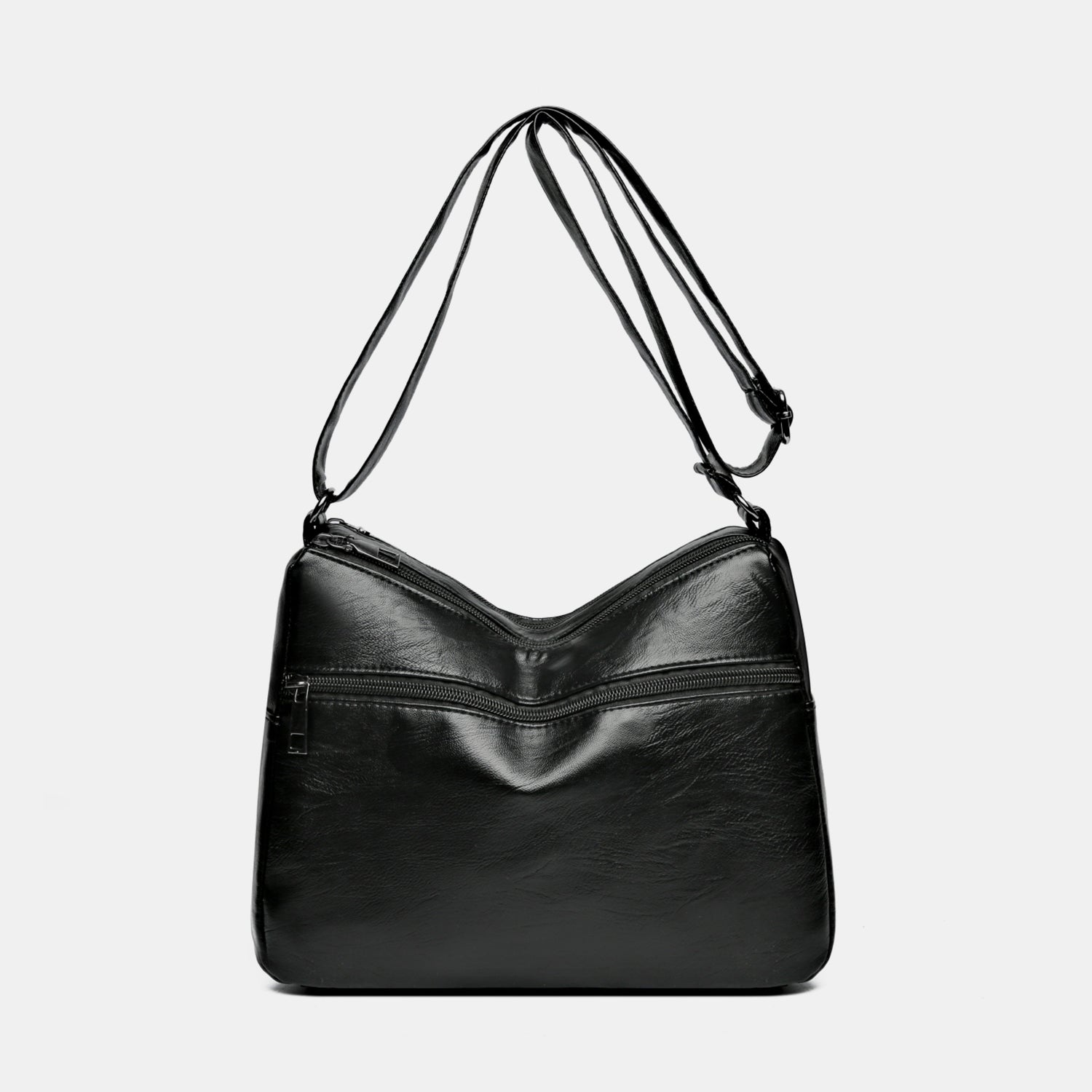 Vegan Leather Rose Pattern Shoulder Bag - Elevate Your Style!