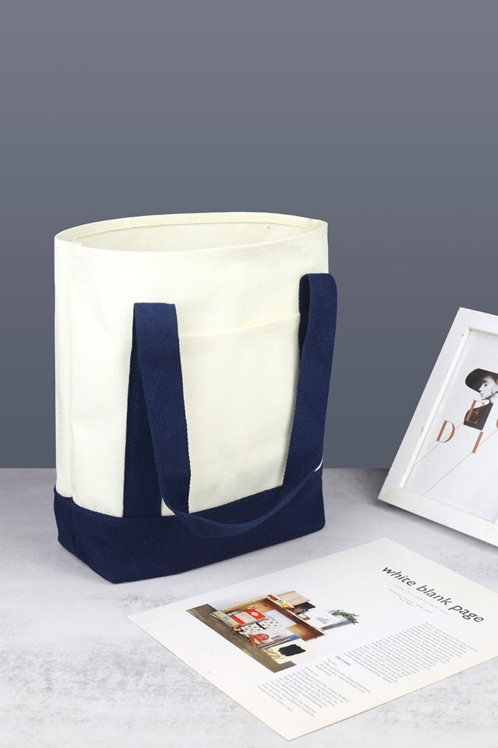 Zenana Eco-Friendly Reusable Canvas Tote Bag - Stylish, Yet Functional!