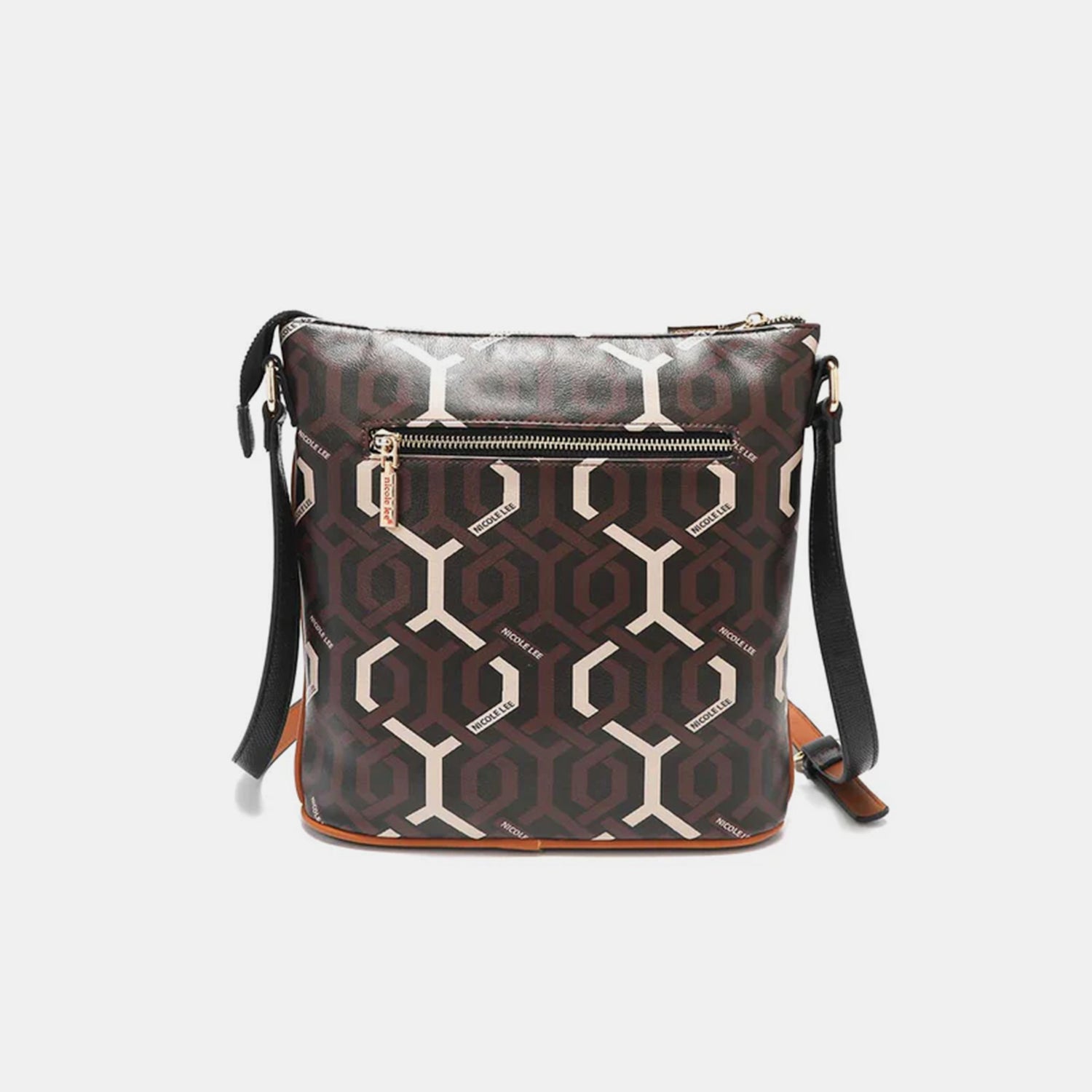 Nicole Lee USA Geometric Pattern Crossbody Bag - Turn heads wherever you go!