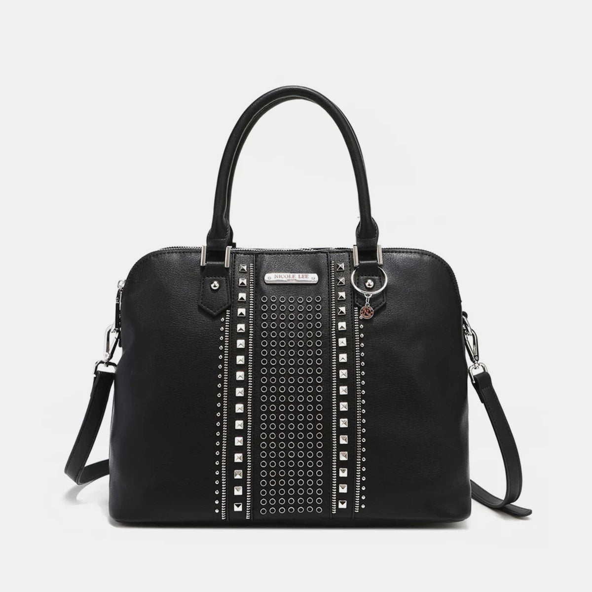 Nicole Lee USA Studded Decor Handbag - Add an edgy touch to your outfit!