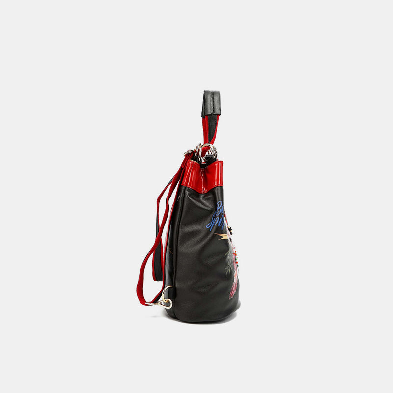 Nicole Lee USA Multifunctional Bucket Bag Backpack - For Your Busy Lifestyle!