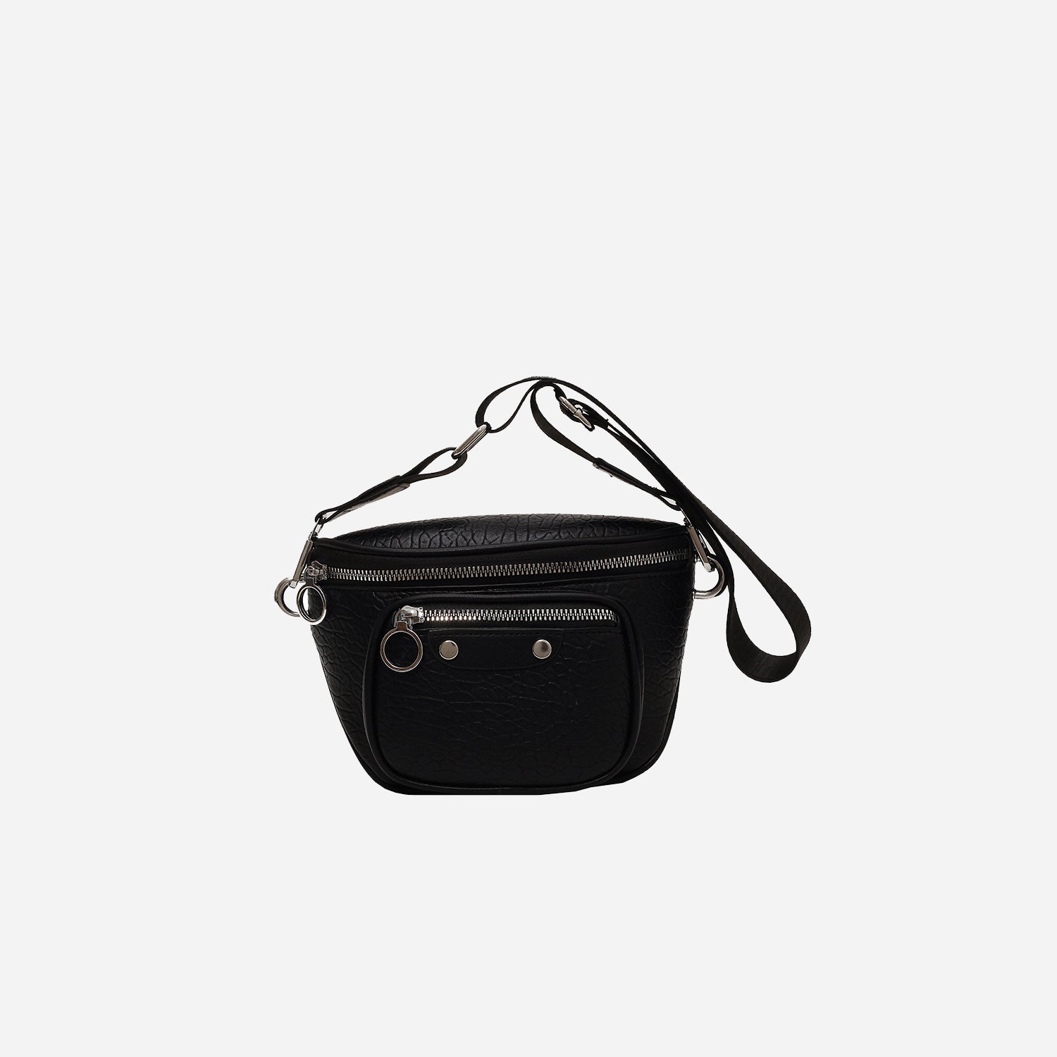 Texture  Vegan Leather Crossbody Bag - Effortless Style Elevation!