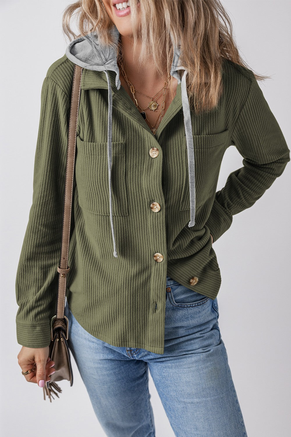 Cozy Drawstring Hoodie - Pocketed Polyester Relaxed Fit Comfortable Design