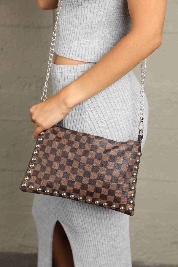 Adored Vegan Leather Studded Bag - Make a Statement with Bold Style and Eco-Conscious Luxury!