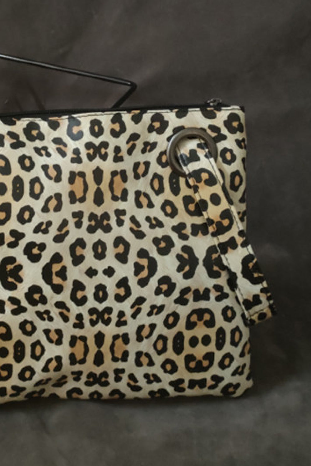 Leopard Vegan Leather Clutch - Elevate Your Style with a Statement-Making Accessory