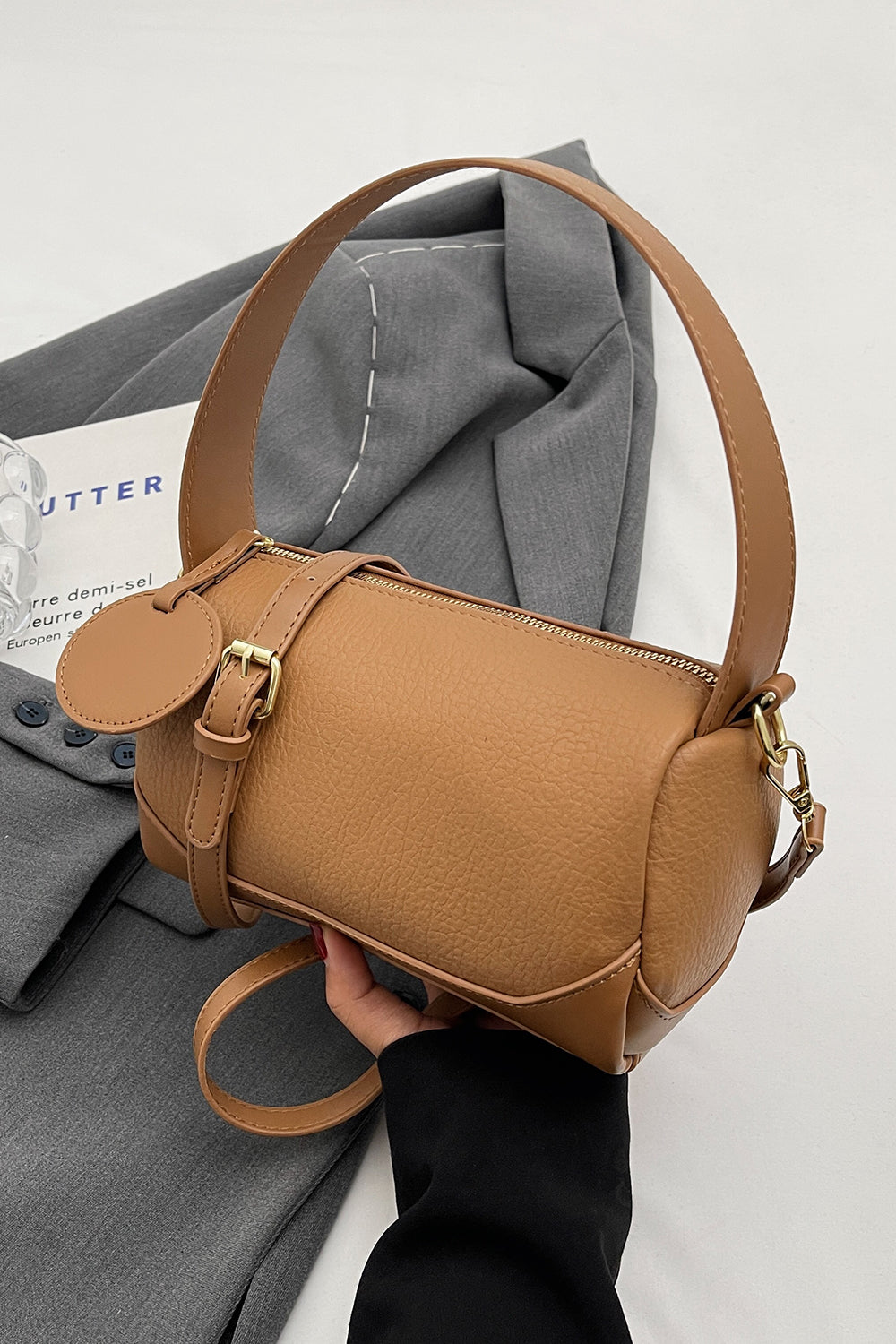 Vegan Leather Crossbody Bag - Effortless Essentials, Elevated Style!