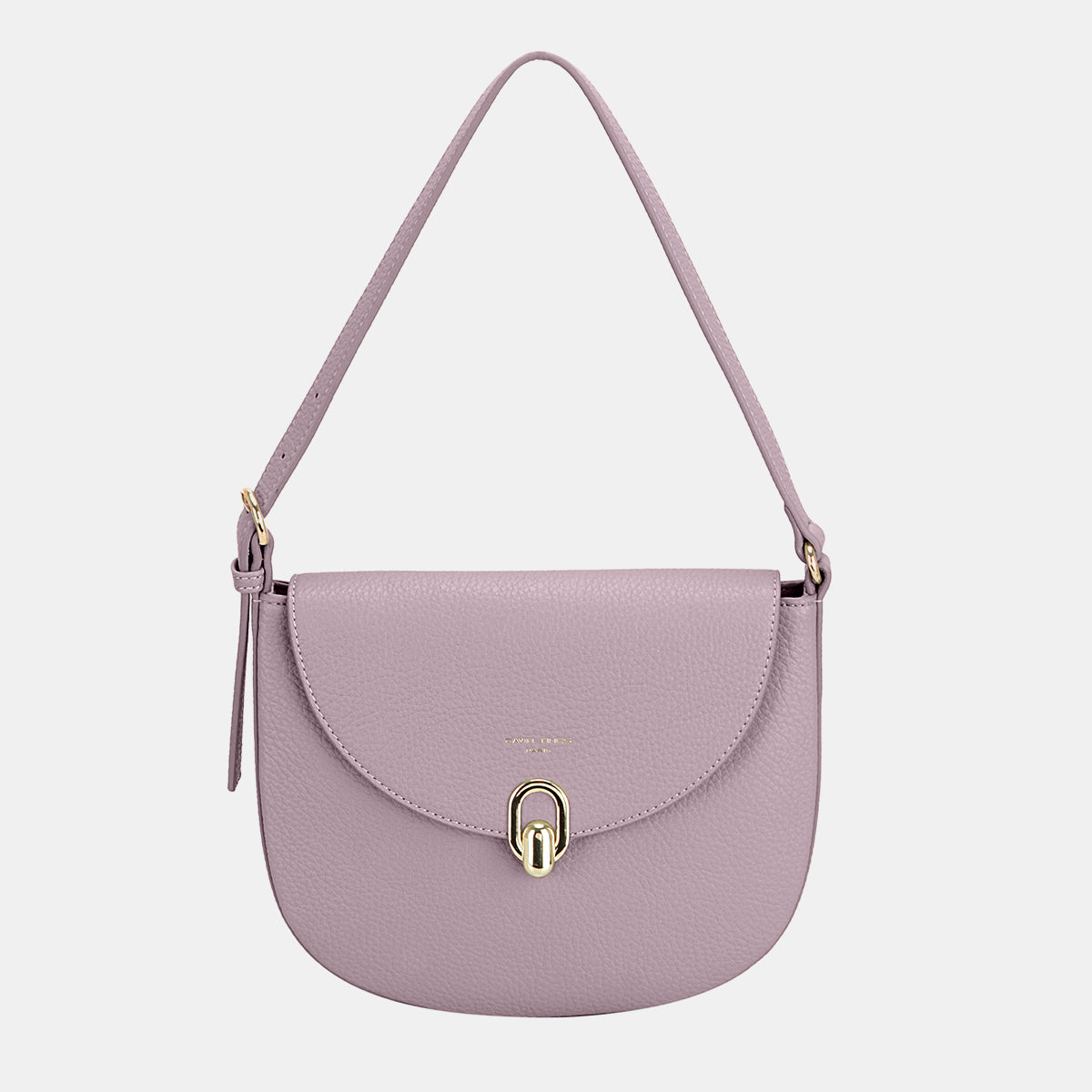 David Jones Metal Buckle Shoulder Bag - Touch of edginess and sophistication!