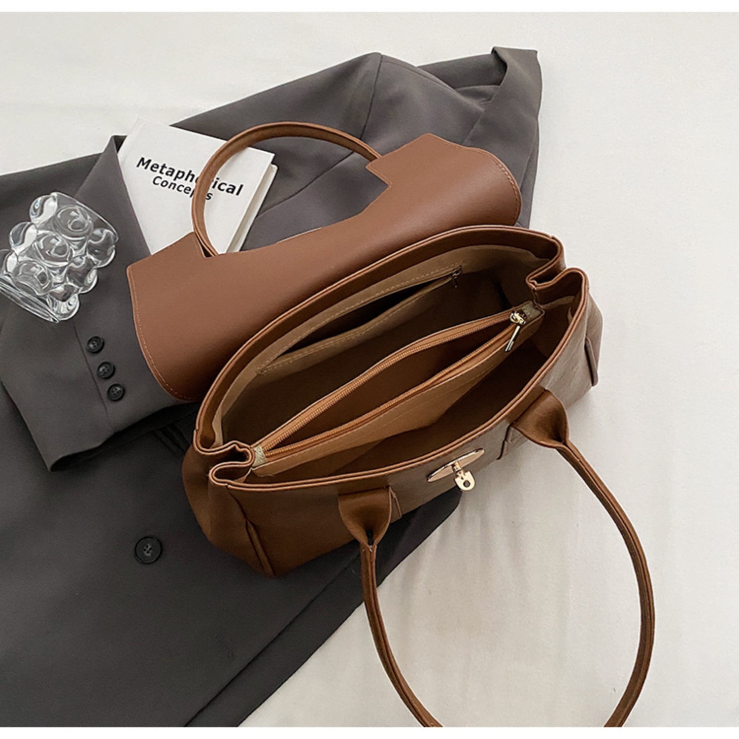 Vegan Leather Shoulder Bag - Timeless Style & Effortless Carry