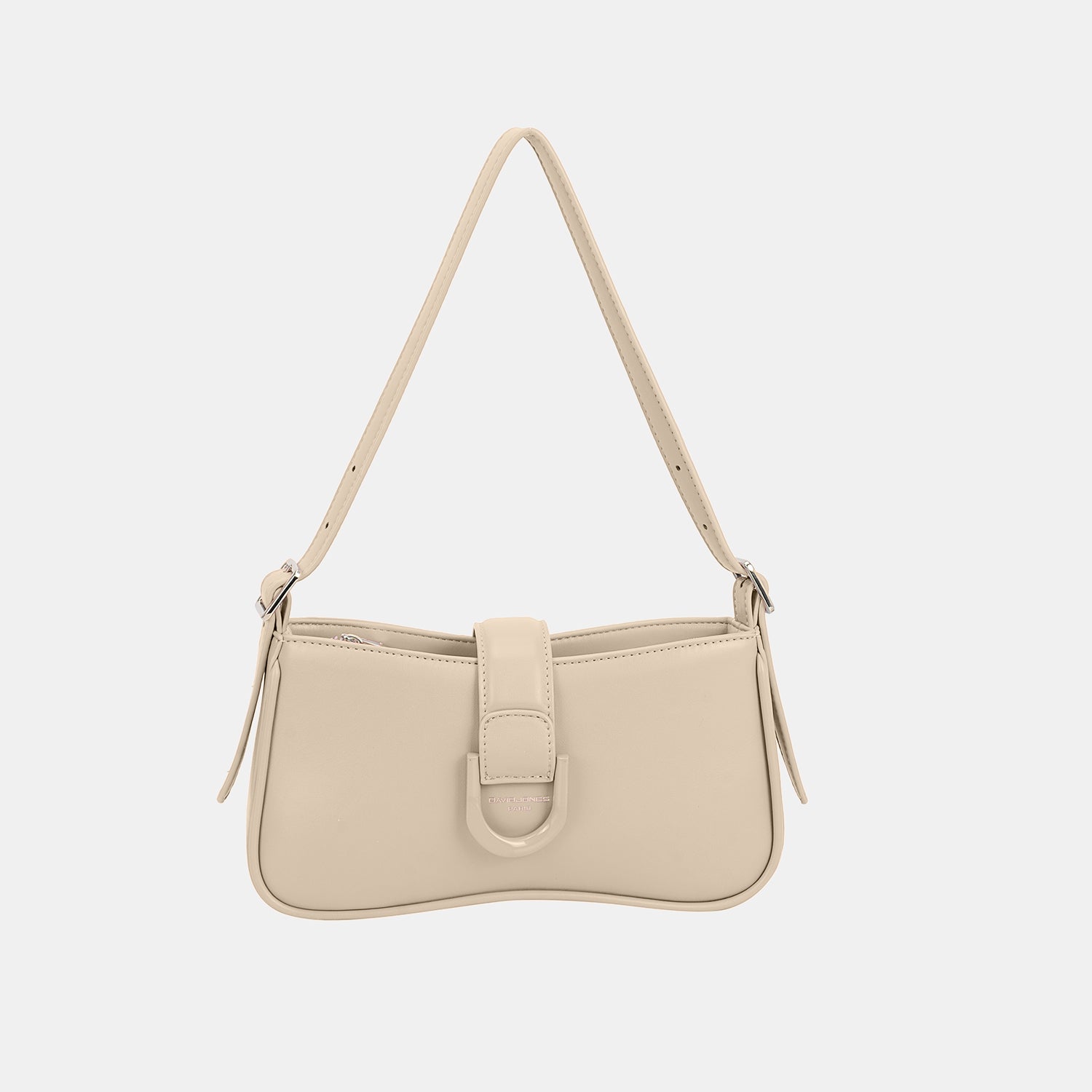 David Jones Vegan Leather Shoulder Bag - Minimalist Chic Meets Everyday Essential!