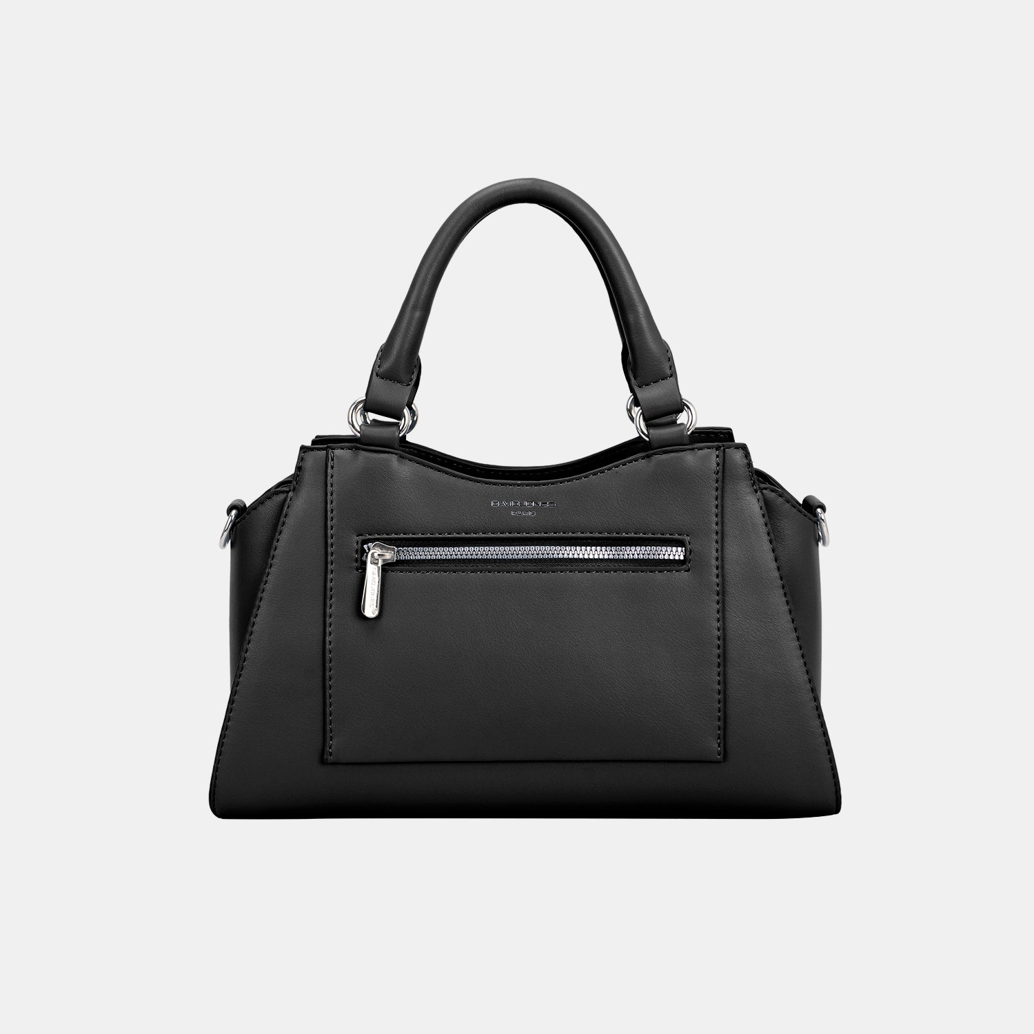 David Jones Vegan Leather Handbag - Organized Compartments for Everyday Essentials!