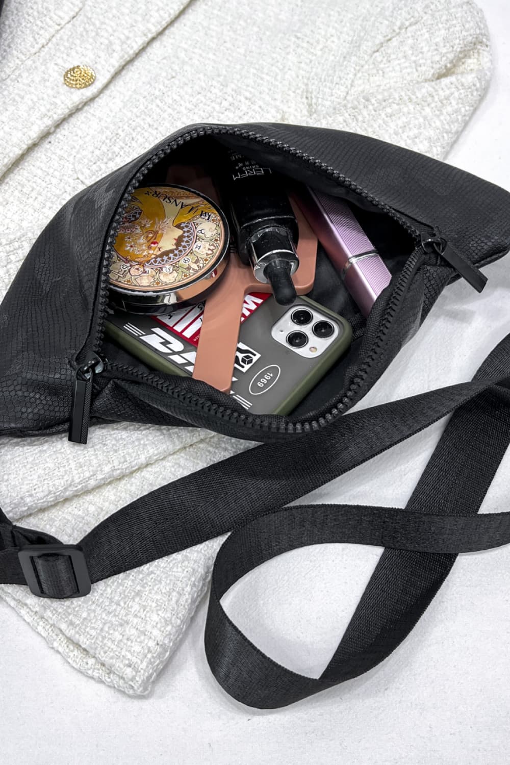 Medium Nylon Sling Bag - Perfect for Everyday Essentials!