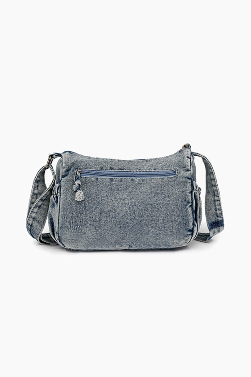 Adjustable Strap Denim Crossbody Bag - For Your Personalized Fit