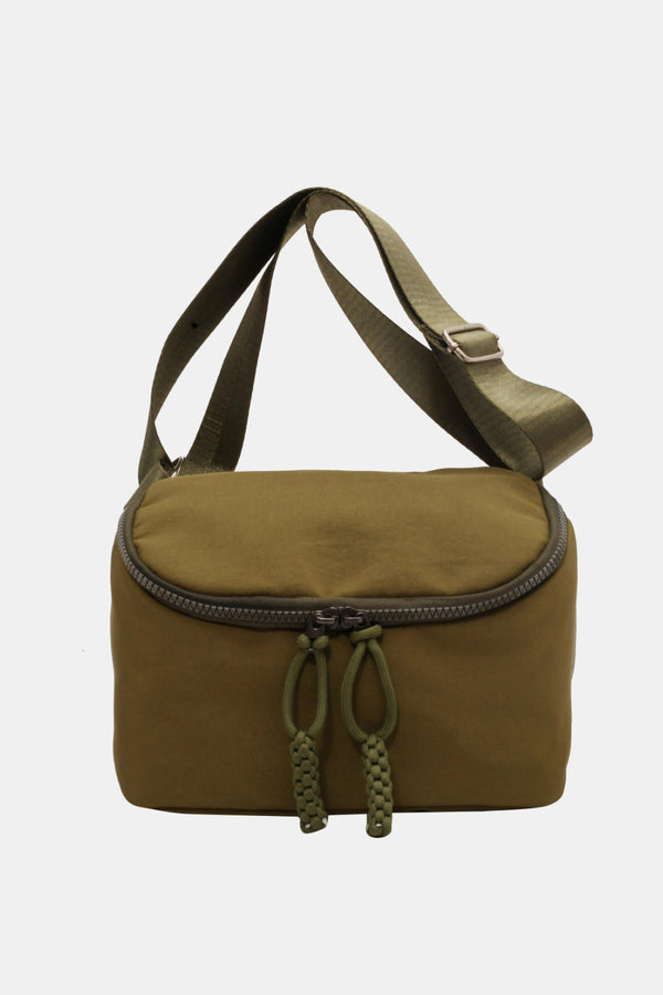 Effortless Style On-The-Go: The Lightweight Nylon Sling Bag