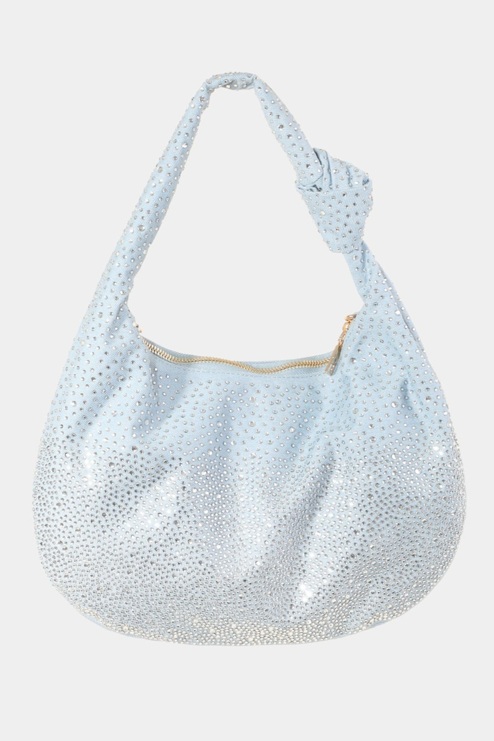 Fame Rhinestone Studded Handbag - Enjoy Practicality and Versatility!